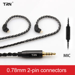 TRN A3 6-core Oxygen-Free Copper Braided Cable with Mic - Image 3
