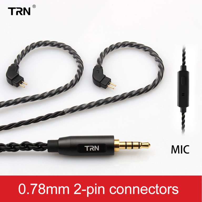 TRN A3 6-core Oxygen-Free Copper Braided Cable with Mic - Image 3