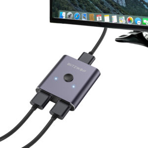 BlitzWolf BW-HDC2 Bi-Directional HDMI Switch 2 x 1/1 x 2 Dual Modes 4K HDMI - Image 4