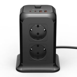 BLITZWOLF BW-PC3 - CHARGER AND POWER STRIP TOWER 8 AC OUTPUTS, 20W CHARGE - Image 2