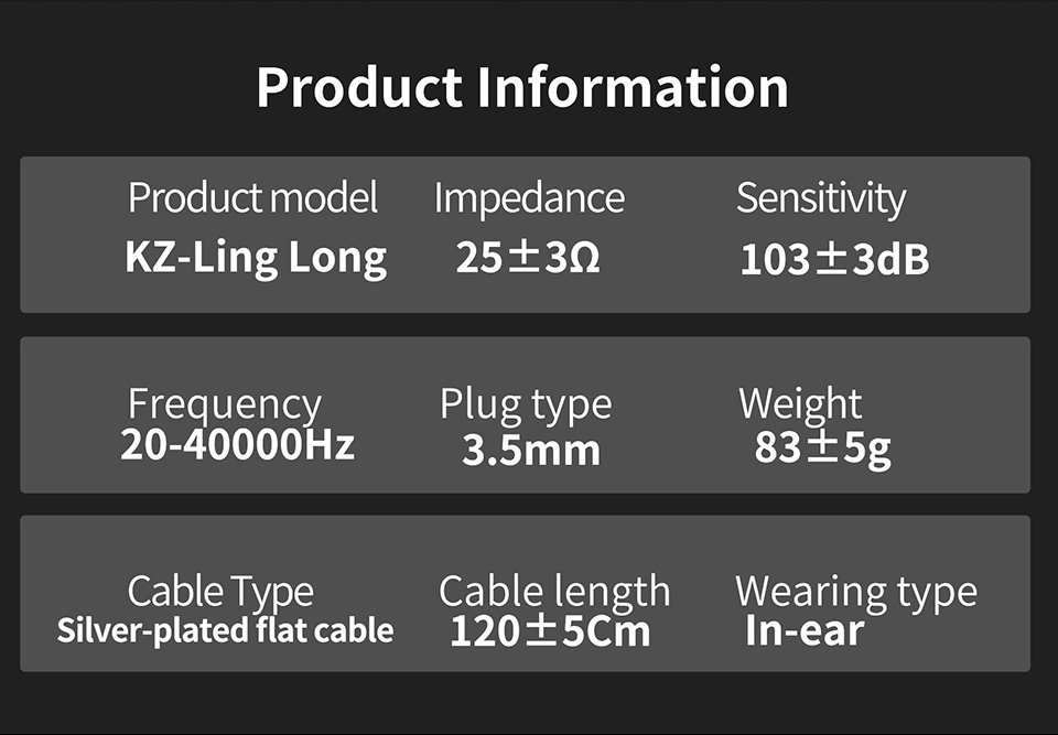 Gadgetoo Kz Ling Long Open Back Micro Dynamic Earphone