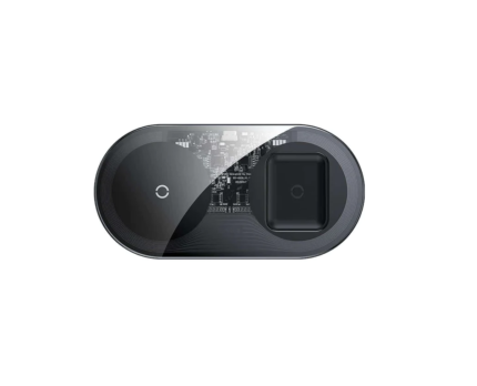 Baseus Simple 2in1 Qi Technology Wireless Charger 15W