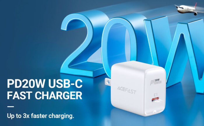 Acefast Fast Charge Wall Charger A3 PD3.0 20W (1xUSB-C) - Image 2