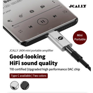 JCALLY JA04 Portable HIFI Decoding Type C to 3.5 Audio adapter USB C - Image 2