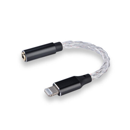 JCALLY JM08L HiFi Earphone Amplifier 3.5mm to Lightninng Earphone Adapter with MFI Certification