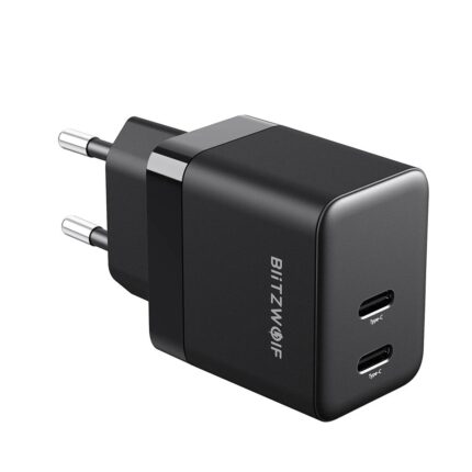 BlitzWolf BW-S22 Wall Charger 35W Mini Dual Type-C Ports Fast Charging