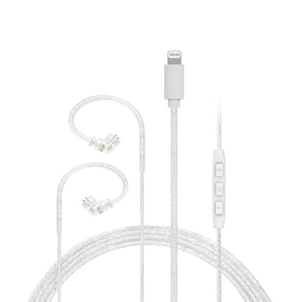 JCALLY PJ5 Lighting 5N OFC Silver-plated Earphone Cable C100 Chip Support Microphone