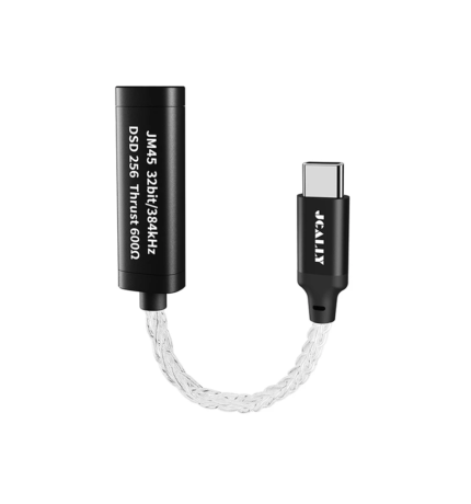 JCALLY JM45 Type C to 3.5mm HIFI Portable Digital Audio Code Chip Earphone Decoding Adapter