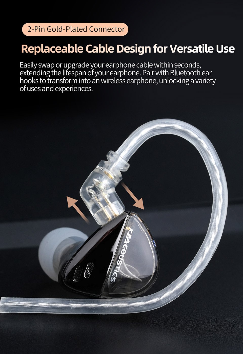 Gadgetoo Kz Angelears Libra Ultra-Wide Frequency Dynamic Iem