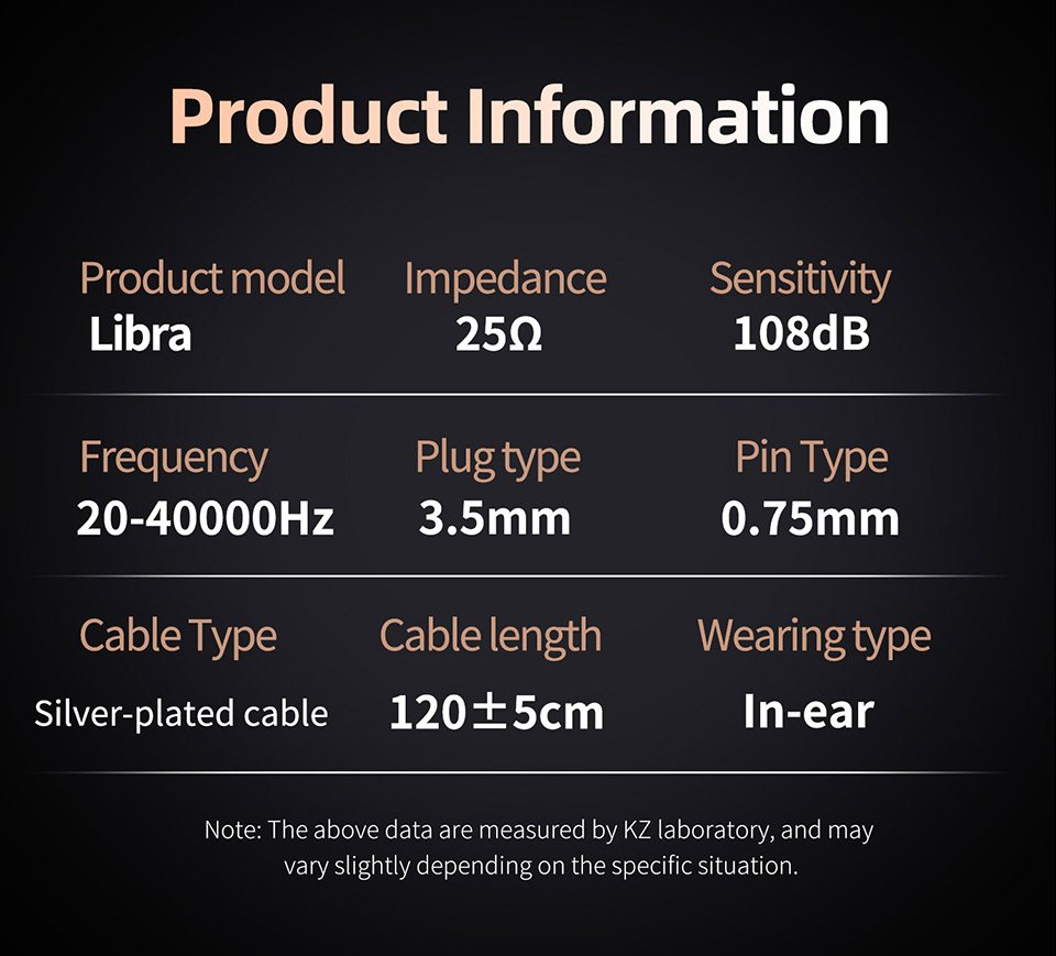 Gadgetoo Kz Angelears Libra Ultra-Wide Frequency Dynamic Iem