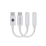 JCALLY JM12 Type C to 3.5mm Audio Adapter HiFi DAC Chip Audio Cable
