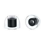 KBEAR KT01 Liquid Silicone Eartips Skin Friendly Clear-black