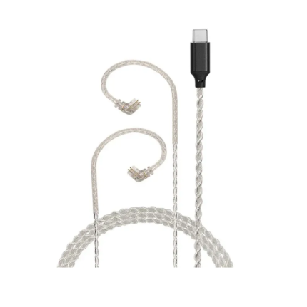JCALLY TC4 Earphone Cable 4 shares TYPEC digital audio oxygen-free copper with Microphone