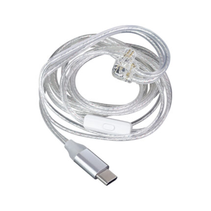 CCA C1 Silver Plated USB Type C Cable with DAC Chip Mic