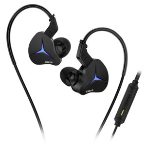 KBEAR Venus 1 DD in Ear Monitors Type C Earphones with LED lighting