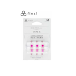 Final Audio Type E Clear Red Series Silicone Eartips